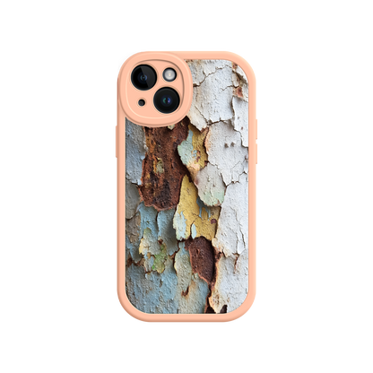 #MC0021 Factory Wholesale Rustic Patina Phone Case – Vintage Peeling Paint Design for iPhone 17