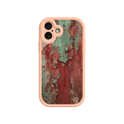 #MC0022 Factory Wholesale Rustic Metal Texture Phone Case – Vintage Industrial Style for iPhone 17