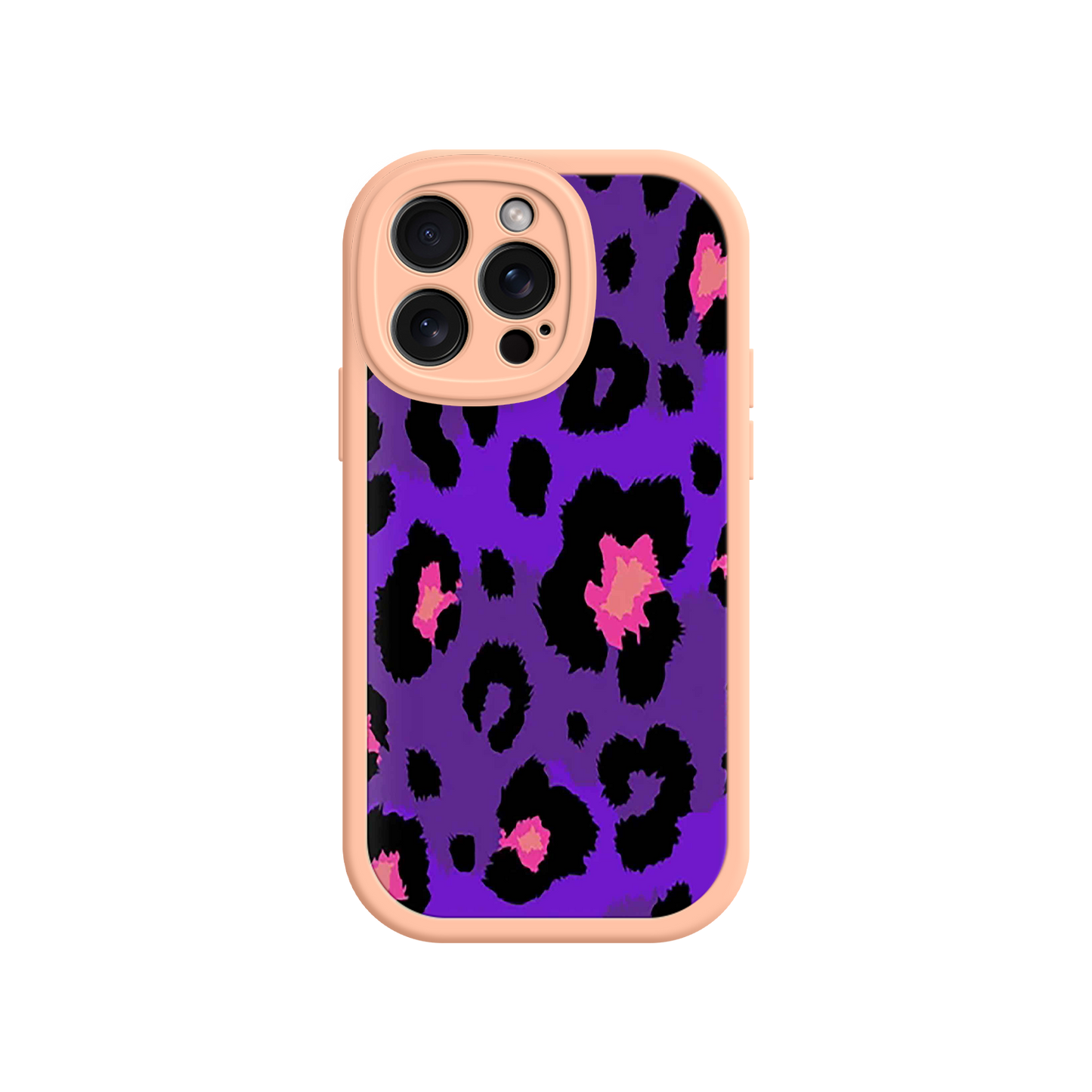#MC0025 Factory Wholesale Purple Leopard Print iPhone 17 Case – Trendy Animal Print, Protective Fashion Cover, Bold & Stylish Design