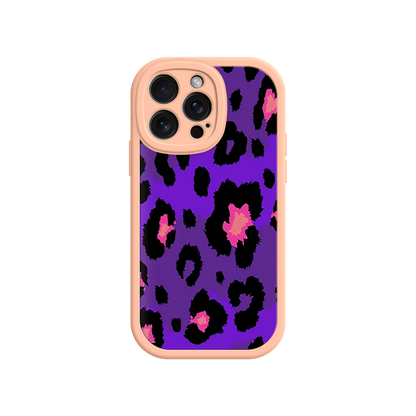 #MC0025 Factory Wholesale Purple Leopard Print iPhone 17 Case – Trendy Animal Print, Protective Fashion Cover, Bold & Stylish Design
