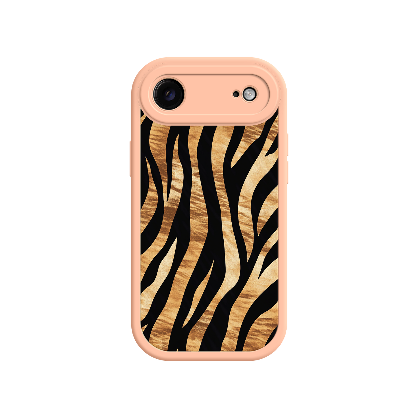 Tiger stripe phone case with textured look