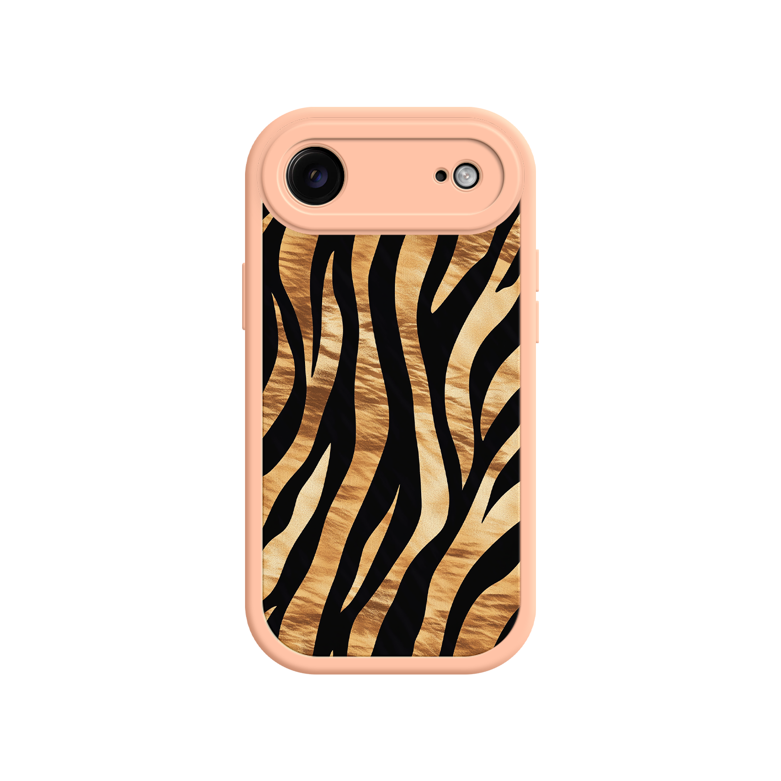 Tiger stripe phone case with textured look