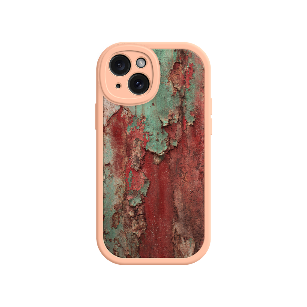 Rustic Metal Texture Phone Case – Vintage Industrial Style for iPhone 17