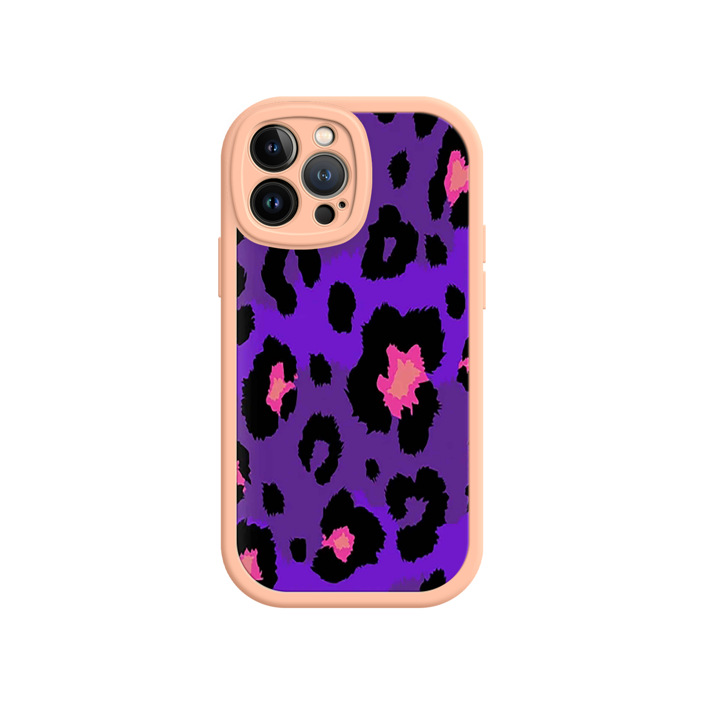 #MC0025 Factory Wholesale Purple Leopard Print iPhone 17 Case – Trendy Animal Print, Protective Fashion Cover, Bold & Stylish Design