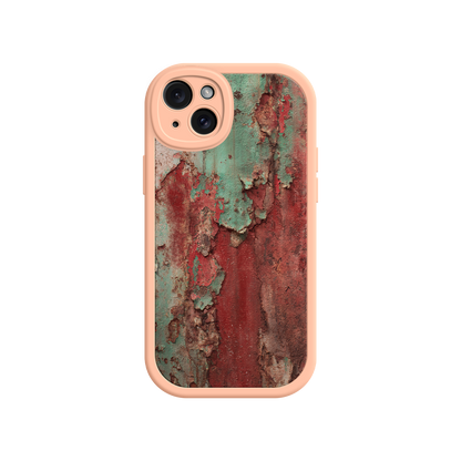 #MC0022 Factory Wholesale Rustic Metal Texture Phone Case – Vintage Industrial Style for iPhone 17