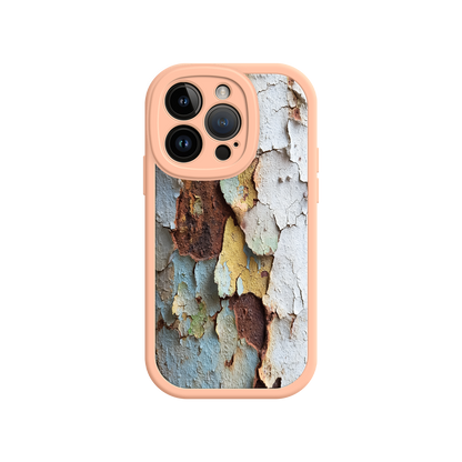 #MC0021 Factory Wholesale Rustic Patina Phone Case – Vintage Peeling Paint Design for iPhone 17