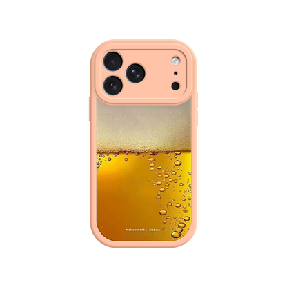 #MC0007 Factory Wholesale Funny Beer Glass Phone Case – Realistic Foam Design, Novelty Gift for Beer Lovers