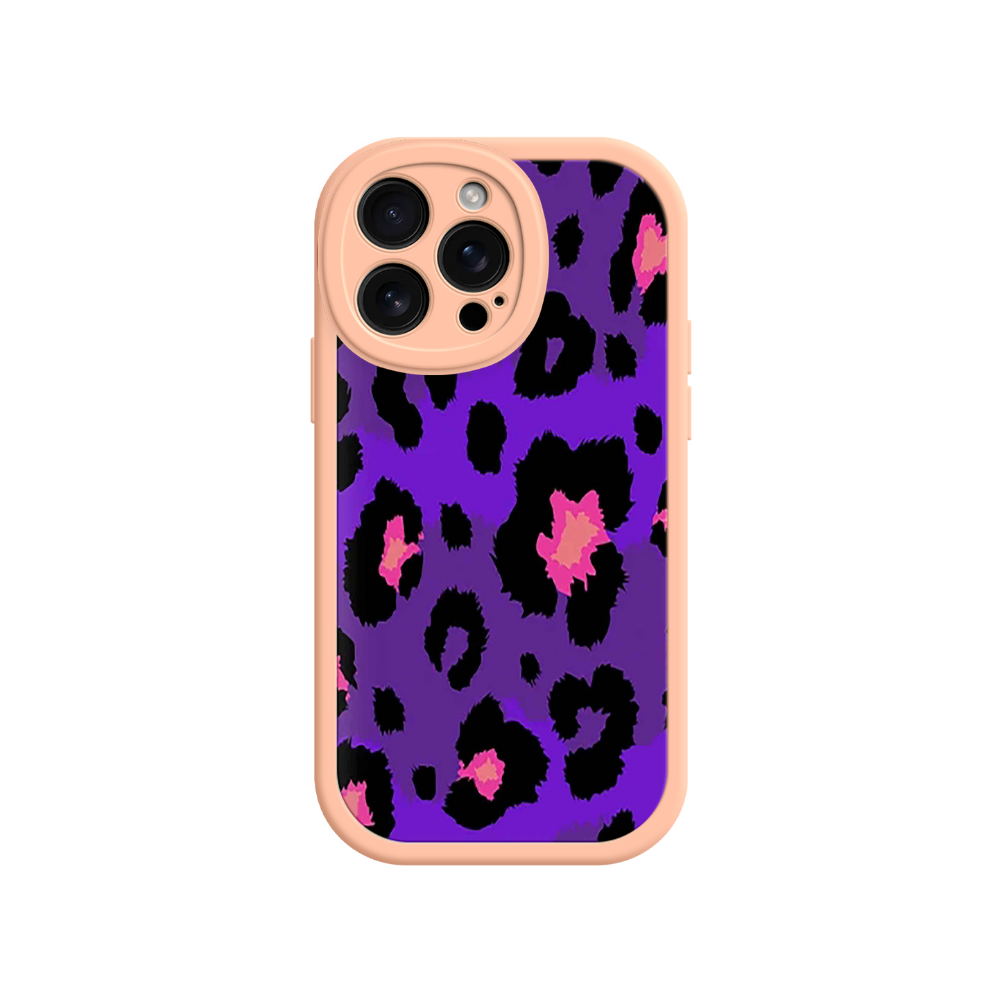 #MC0025 Factory Wholesale Purple Leopard Print iPhone 17 Case – Trendy Animal Print, Protective Fashion Cover, Bold & Stylish Design