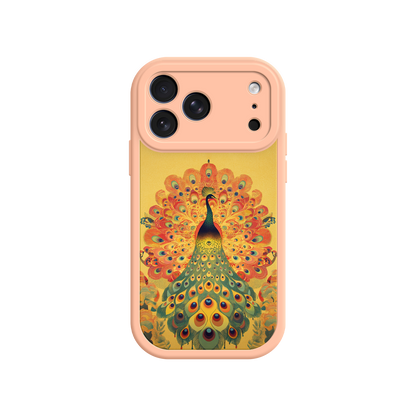 #MC0009 Factory Wholesale Peacock iPhone Case – Artistic Bird Design with Vibrant Feathers & Boho Style