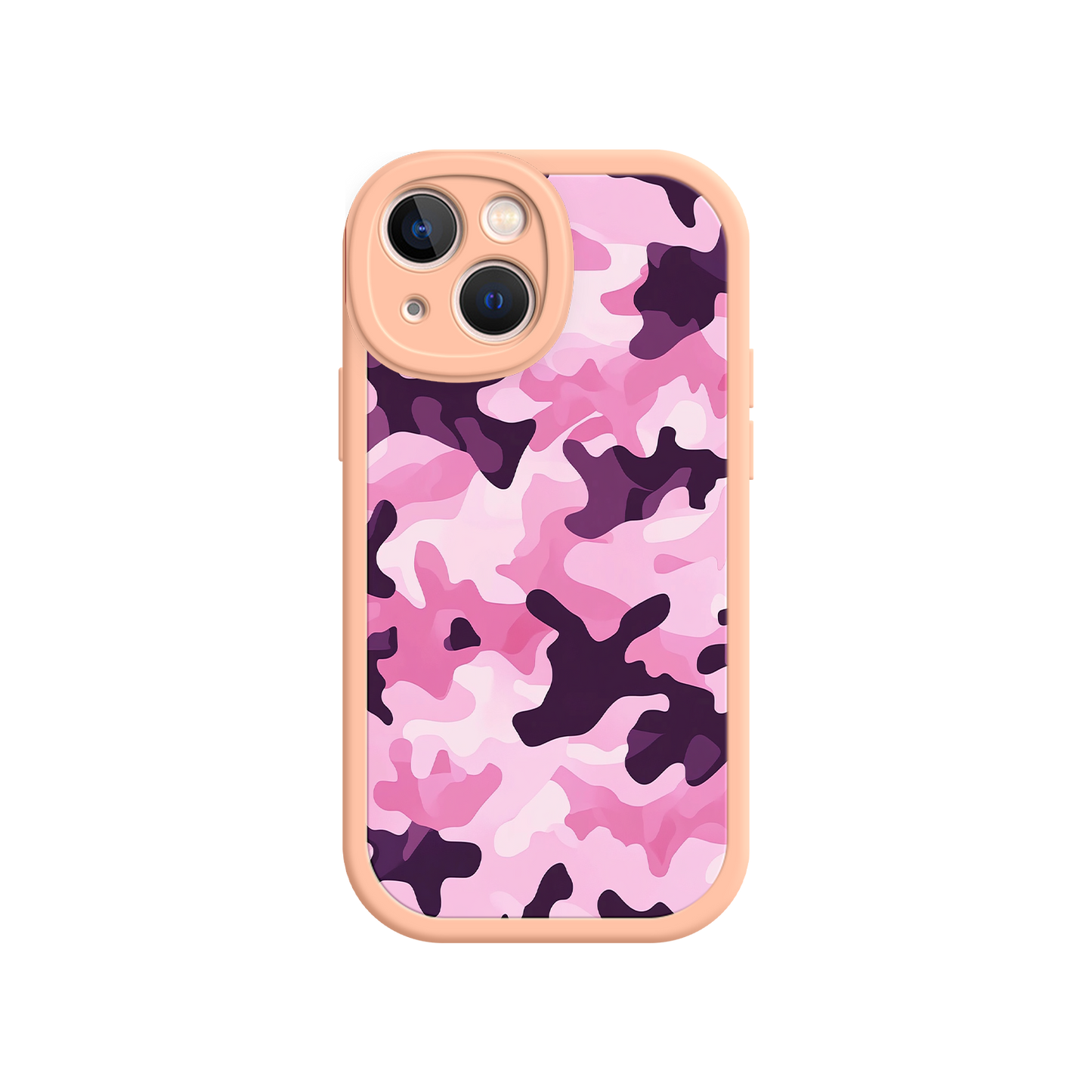 #MC0030 Factory Wholesale Pink Camo iPhone 17 Case – Camouflage, Feminine Style, Protective Phone Cover