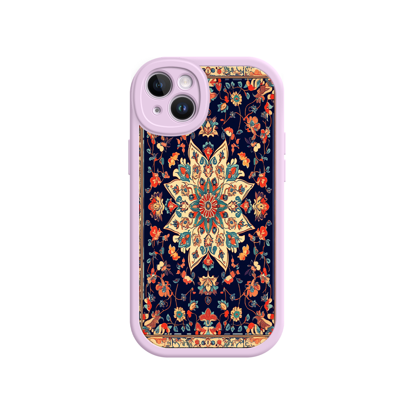 #MC0029 Factory Wholesale Mandala iPhone 17 Case – Ornate Pattern, Bohemian Style, Artistic Floral Design