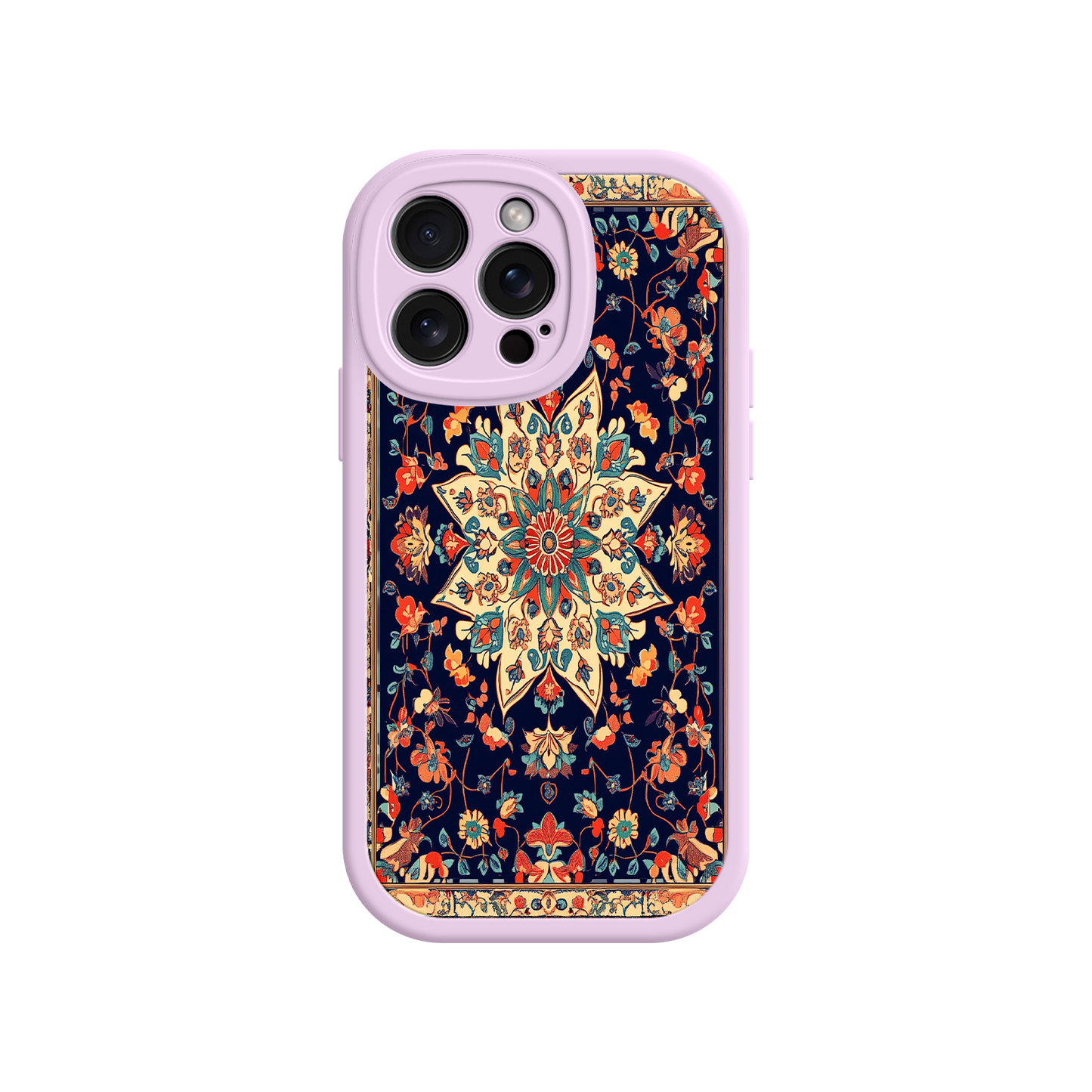#MC0029 Factory Wholesale Mandala iPhone 17 Case – Ornate Pattern, Bohemian Style, Artistic Floral Design