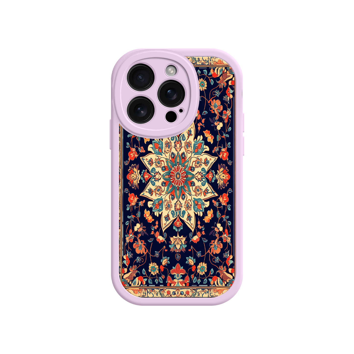 #MC0029 Factory Wholesale Mandala iPhone 17 Case – Ornate Pattern, Bohemian Style, Artistic Floral Design