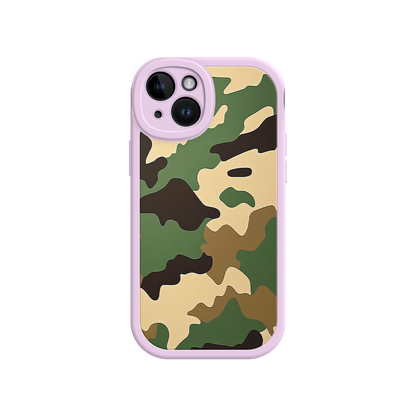 #MC0031 Factory Wholesale Military Camo iPhone 17 Case – Woodland Camouflage, Tactical Design, Rugged Phone Cover