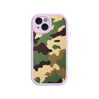 #MC0031 Factory Wholesale Military Camo iPhone 17 Case – Woodland Camouflage, Tactical Design, Rugged Phone Cover
