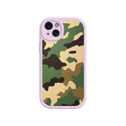 #MC0031 Factory Wholesale Military Camo iPhone 17 Case – Woodland Camouflage, Tactical Design, Rugged Phone Cover
