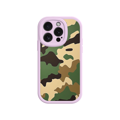 #MC0031 Factory Wholesale Military Camo iPhone 17 Case – Woodland Camouflage, Tactical Design, Rugged Phone Cover