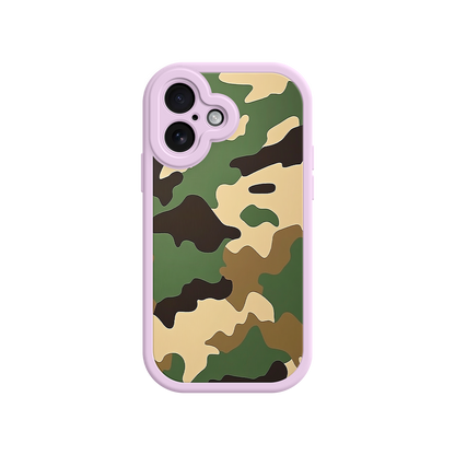 #MC0031 Factory Wholesale Military Camo iPhone 17 Case – Woodland Camouflage, Tactical Design, Rugged Phone Cover