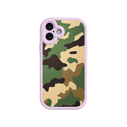 #MC0031 Factory Wholesale Military Camo iPhone 17 Case – Woodland Camouflage, Tactical Design, Rugged Phone Cover