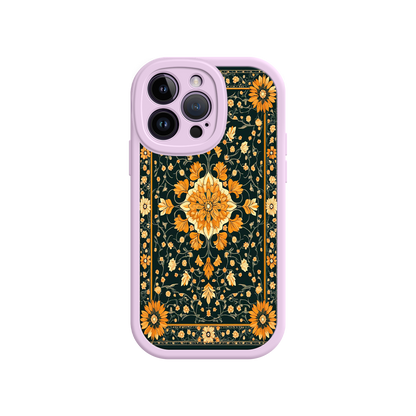 #MC0042 Factory Wholesale Ornate Floral iPhone 17 Case – Baroque Vintage Pattern Protective Cover for iPhone 16 Pro / Max