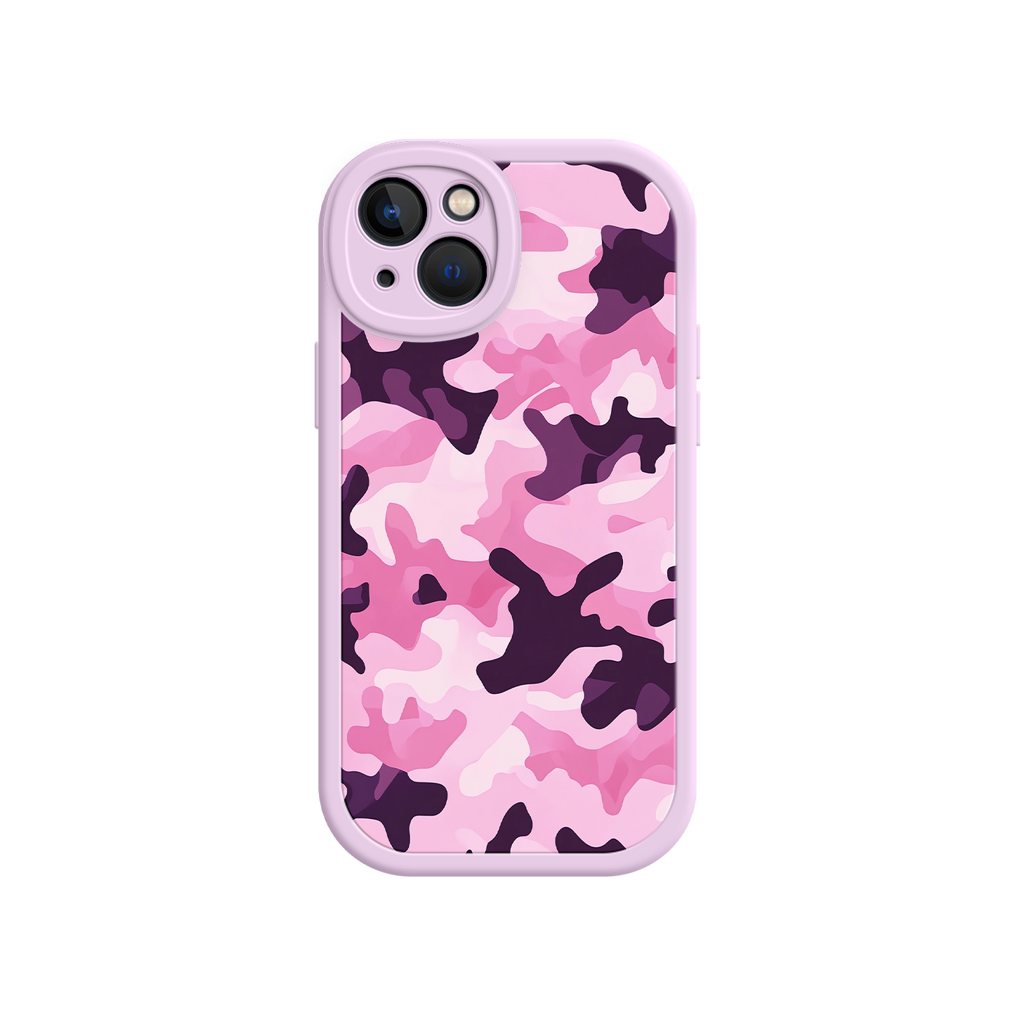 #MC0030 Factory Wholesale Pink Camo iPhone 17 Case – Camouflage, Feminine Style, Protective Phone Cover