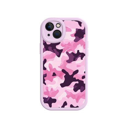 #MC0030 Factory Wholesale Pink Camo iPhone 17 Case – Camouflage, Feminine Style, Protective Phone Cover