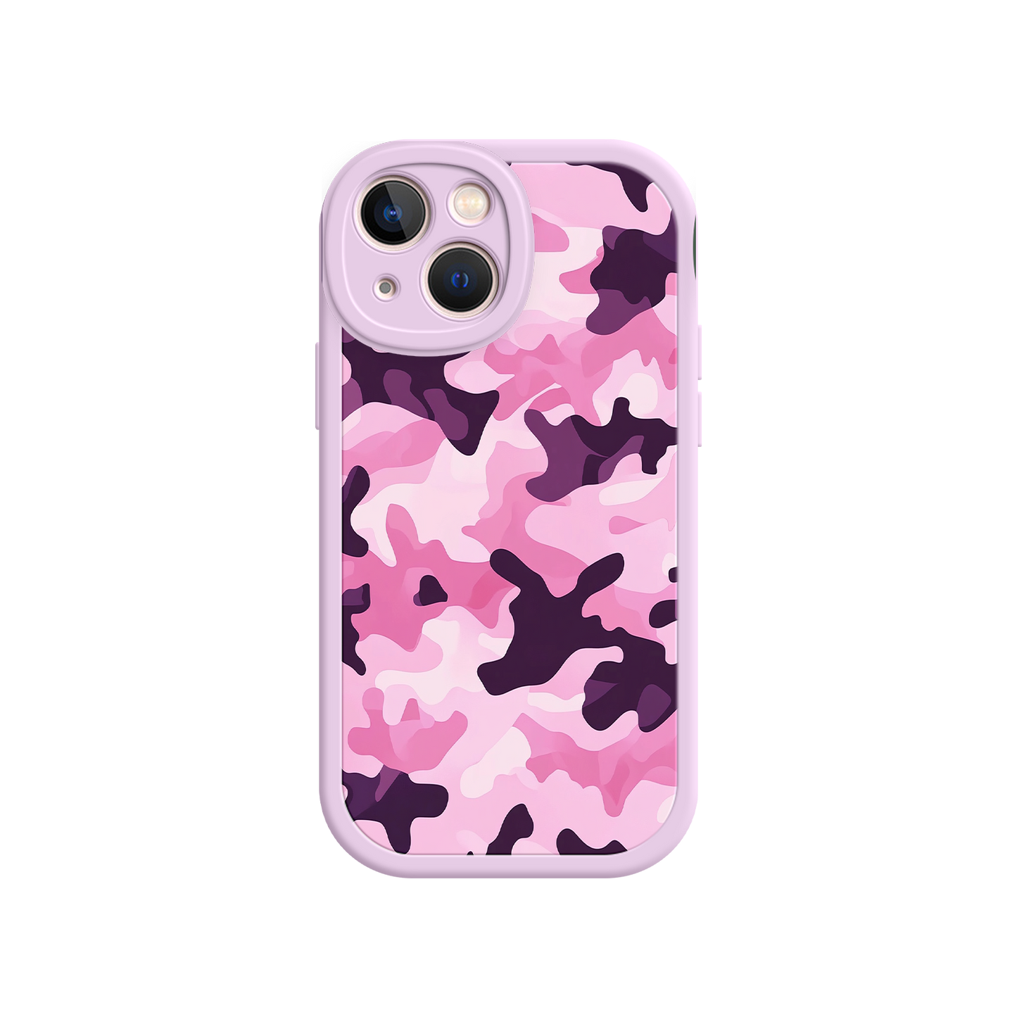 #MC0030 Factory Wholesale Pink Camo iPhone 17 Case – Camouflage, Feminine Style, Protective Phone Cover