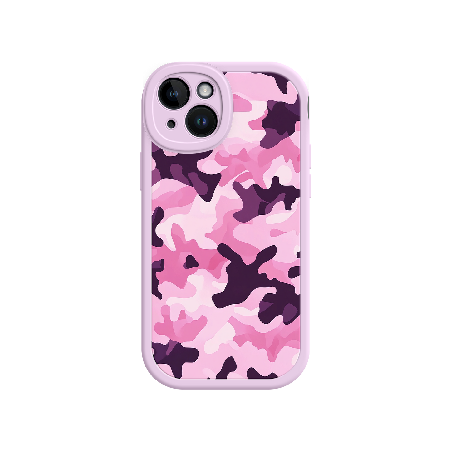 #MC0030 Factory Wholesale Pink Camo iPhone 17 Case – Camouflage, Feminine Style, Protective Phone Cover