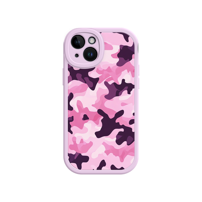 #MC0030 Factory Wholesale Pink Camo iPhone 17 Case – Camouflage, Feminine Style, Protective Phone Cover