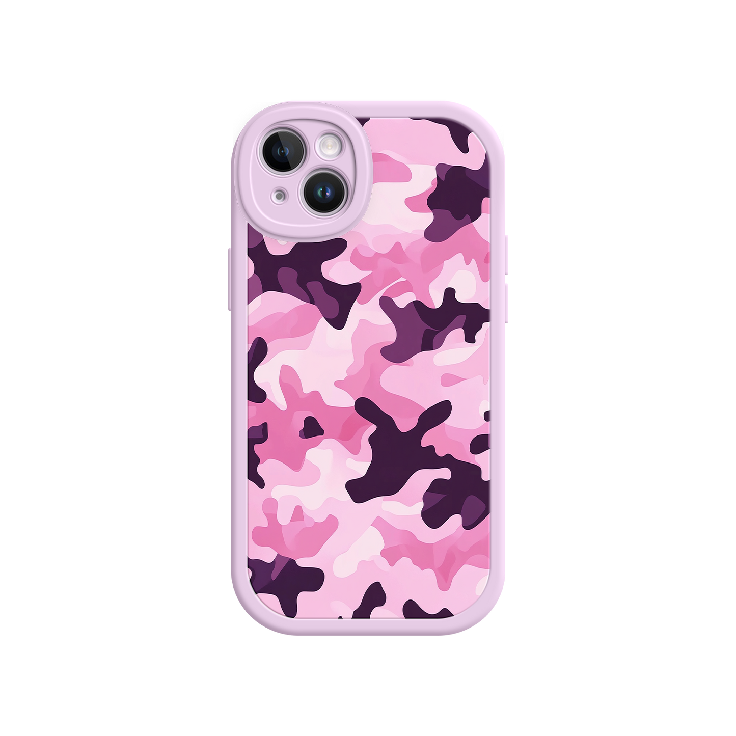 #MC0030 Factory Wholesale Pink Camo iPhone 17 Case – Camouflage, Feminine Style, Protective Phone Cover
