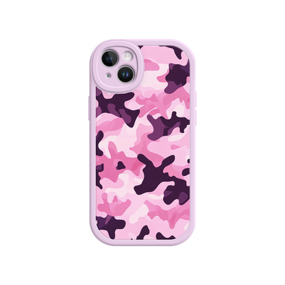 #MC0030 Factory Wholesale Pink Camo iPhone 17 Case – Camouflage, Feminine Style, Protective Phone Cover