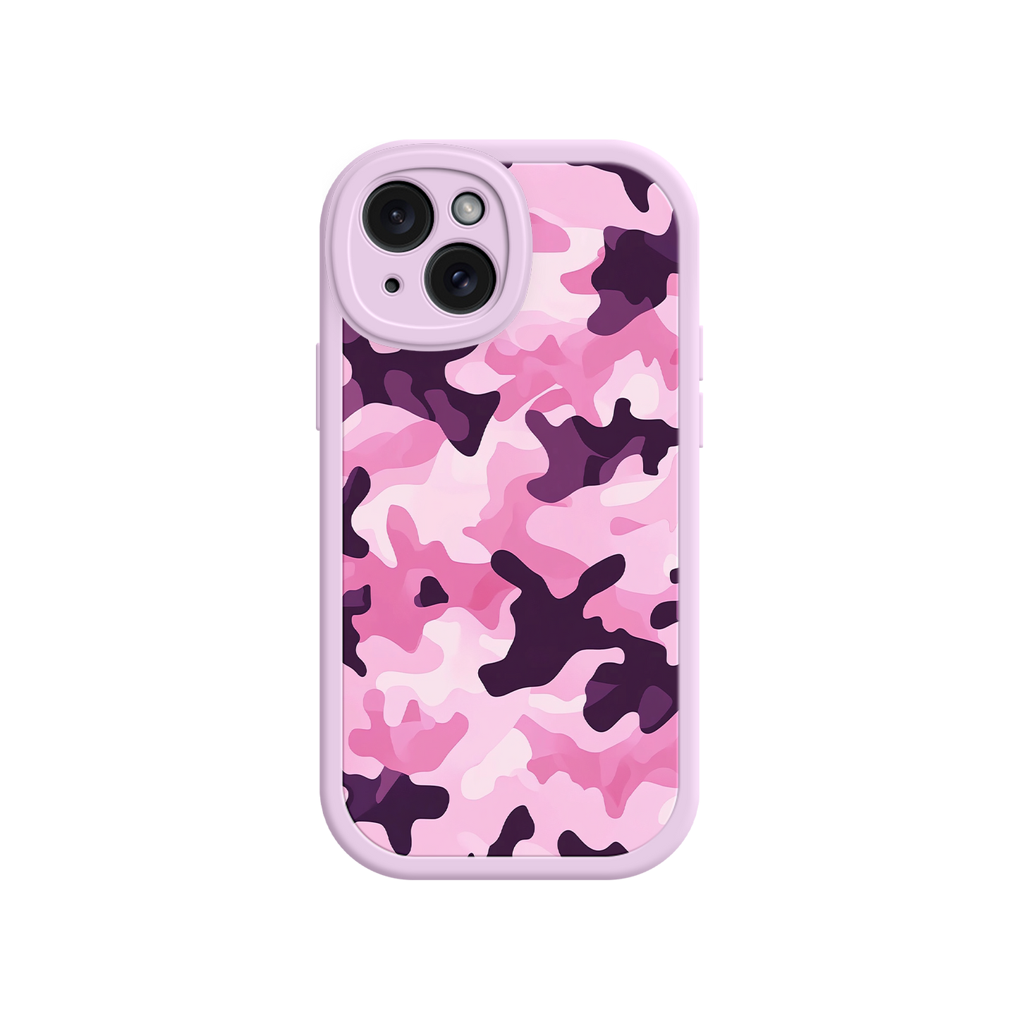 #MC0030 Factory Wholesale Pink Camo iPhone 17 Case – Camouflage, Feminine Style, Protective Phone Cover
