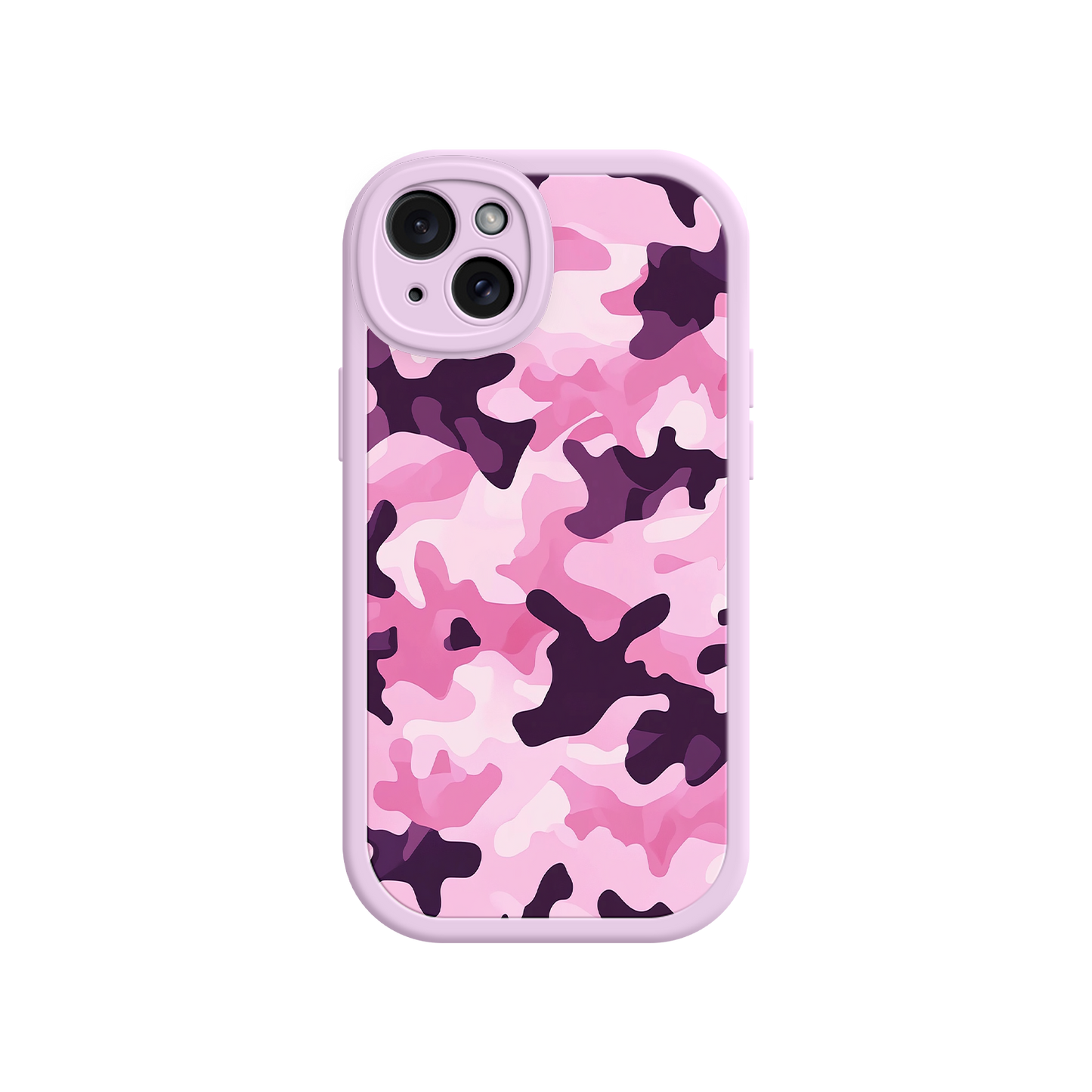 #MC0030 Factory Wholesale Pink Camo iPhone 17 Case – Camouflage, Feminine Style, Protective Phone Cover