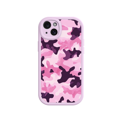 #MC0030 Factory Wholesale Pink Camo iPhone 17 Case – Camouflage, Feminine Style, Protective Phone Cover