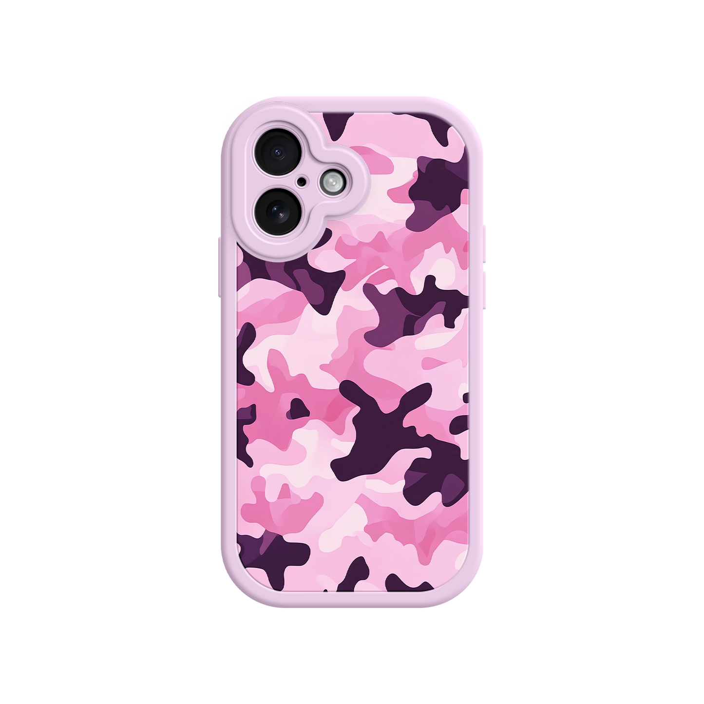 #MC0030 Factory Wholesale Pink Camo iPhone 17 Case – Camouflage, Feminine Style, Protective Phone Cover