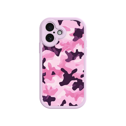 #MC0030 Factory Wholesale Pink Camo iPhone 17 Case – Camouflage, Feminine Style, Protective Phone Cover