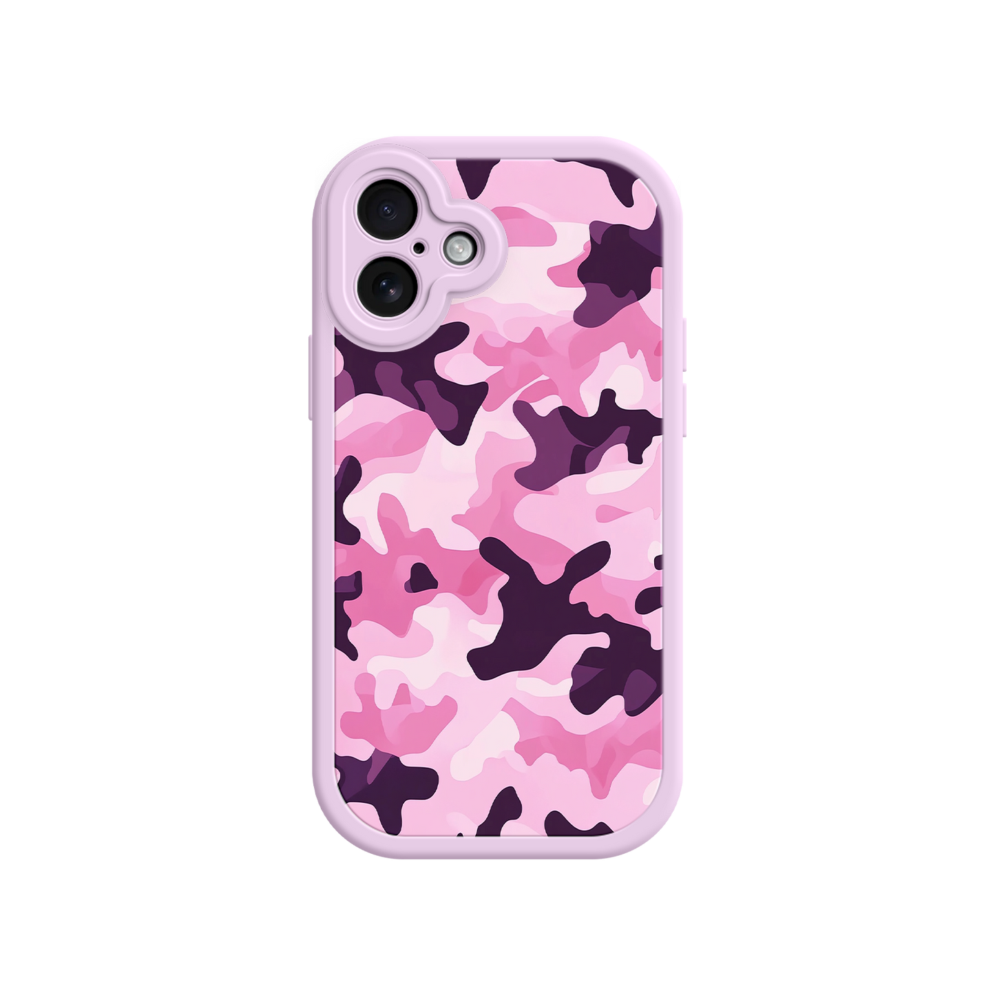 #MC0030 Factory Wholesale Pink Camo iPhone 17 Case – Camouflage, Feminine Style, Protective Phone Cover