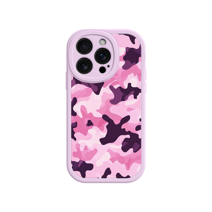 #MC0030 Factory Wholesale Pink Camo iPhone 17 Case – Camouflage, Feminine Style, Protective Phone Cover
