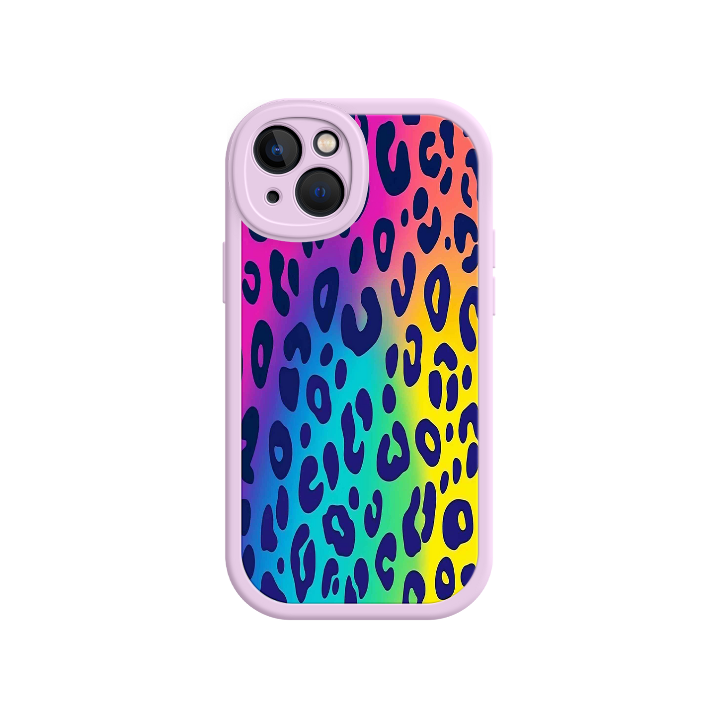 #MC0035 Factory Wholesale Rainbow Leopard Print iPhone 17 Case – Vibrant Gradient Leopard Pattern, Colorful Animal Print Design, Trendy Animal Print Phone Cover