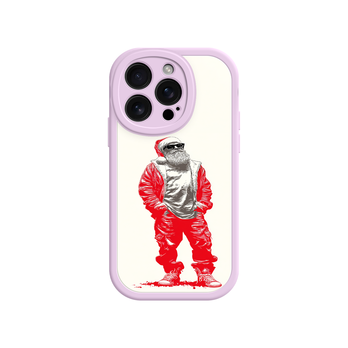 Santa Claus phone case for Christmas stocking stuffer