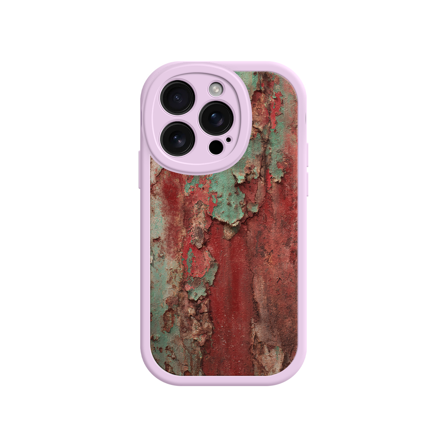 #MC0022 Factory Wholesale Rustic Metal Texture Phone Case – Vintage Industrial Style for iPhone 17