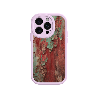 #MC0022 Factory Wholesale Rustic Metal Texture Phone Case – Vintage Industrial Style for iPhone 17