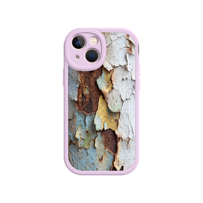 #MC0021 Factory Wholesale Rustic Patina Phone Case – Vintage Peeling Paint Design for iPhone 17