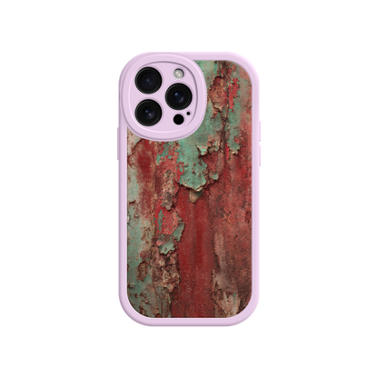 #MC0022 Factory Wholesale Rustic Metal Texture Phone Case – Vintage Industrial Style for iPhone 17