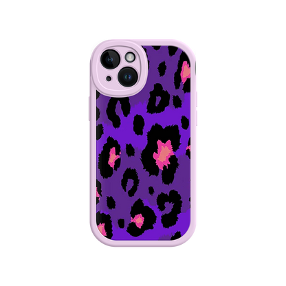 #MC0025 Factory Wholesale Purple Leopard Print iPhone 17 Case – Trendy Animal Print, Protective Fashion Cover, Bold & Stylish Design