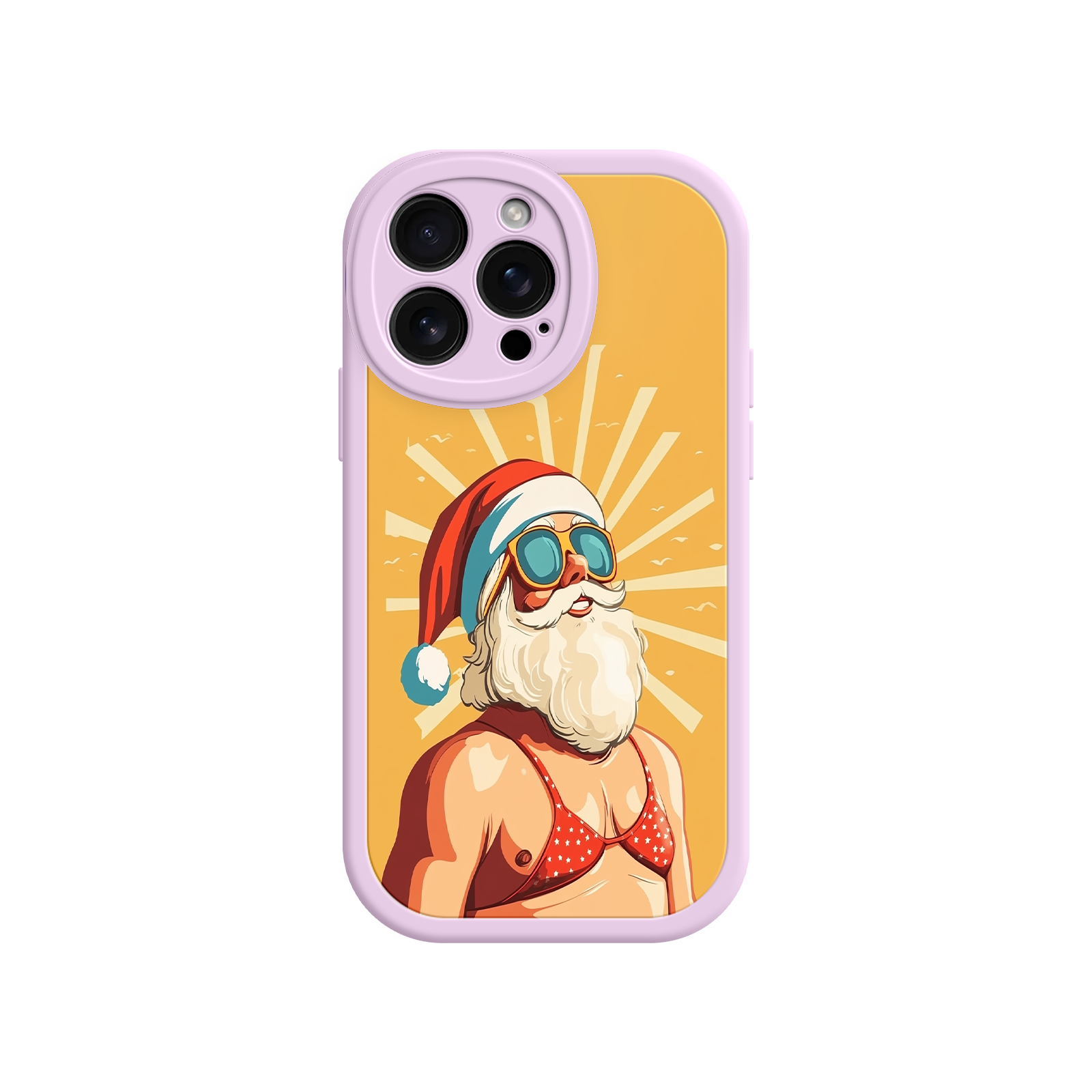 Unique iPhone case with playful holiday design