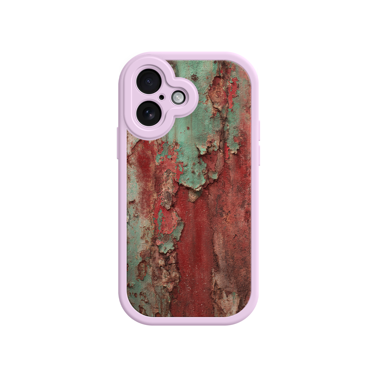 Rustic Metal Texture Phone Case – Vintage Industrial Style for iPhone 17