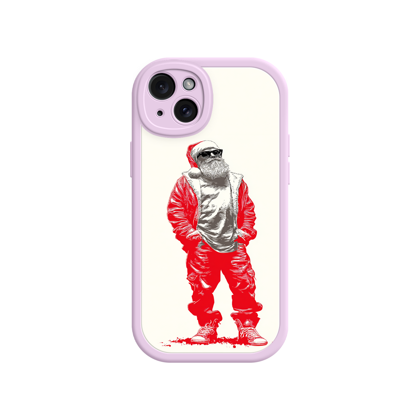 #MC0023 Factory Wholesale Urban Santa Street Style iphone 17 Case