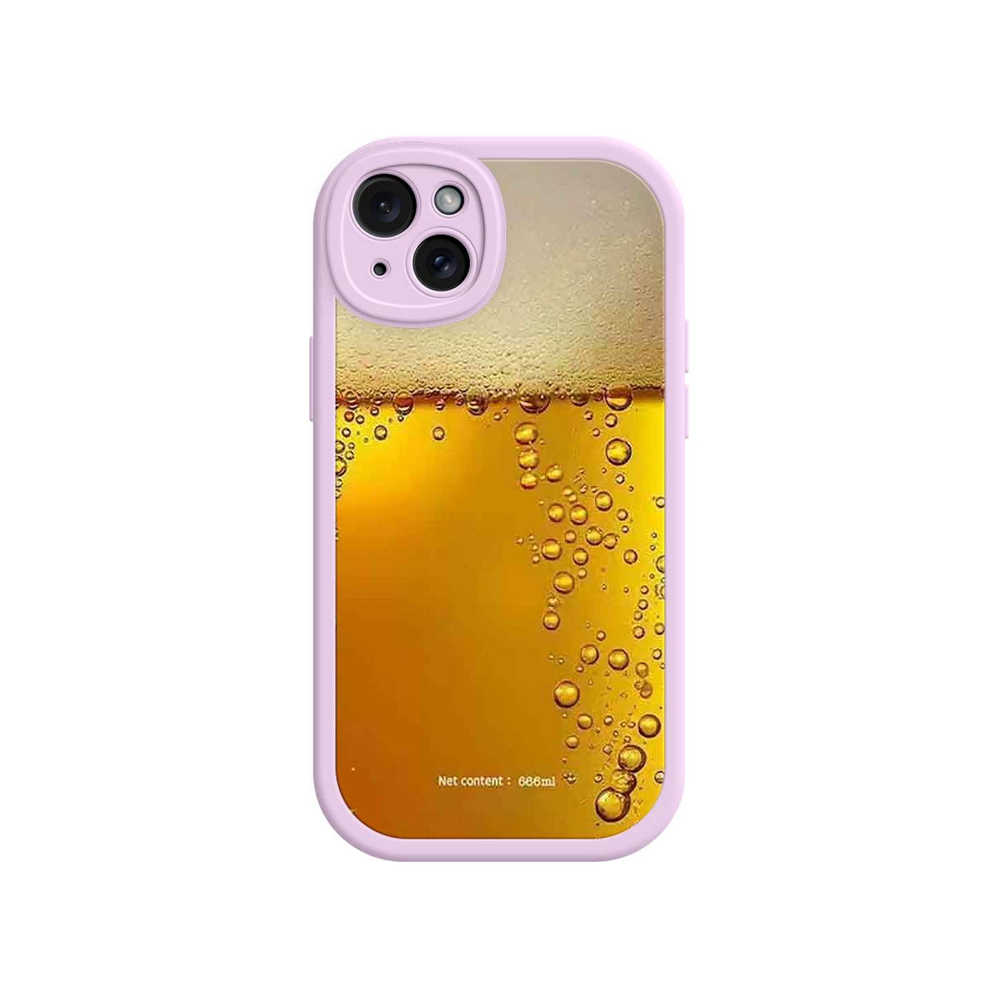 #MC0007 Factory Wholesale Funny Beer Glass Phone Case – Realistic Foam Design, Novelty Gift for Beer Lovers