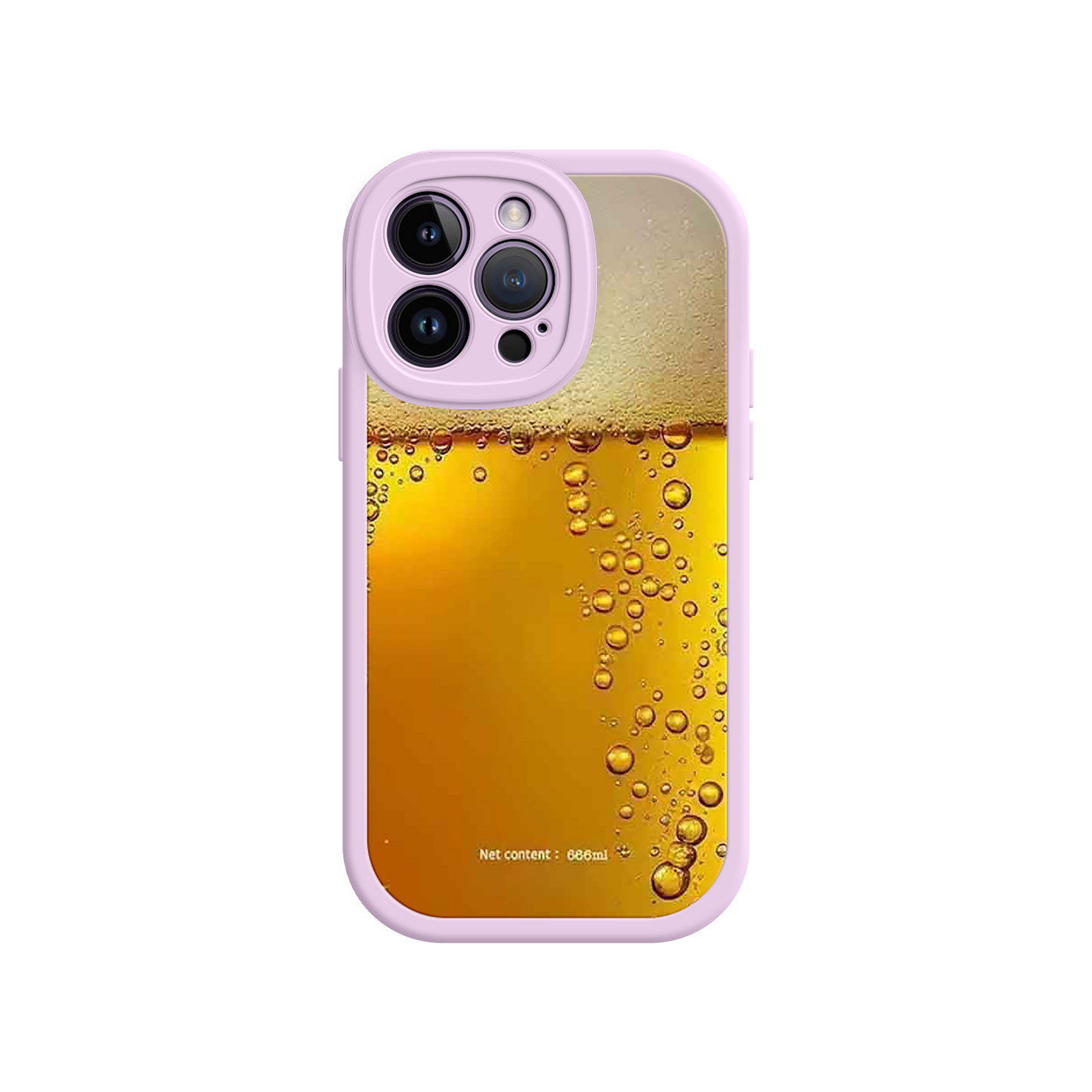 #MC0007 Factory Wholesale Funny Beer Glass Phone Case – Realistic Foam Design, Novelty Gift for Beer Lovers